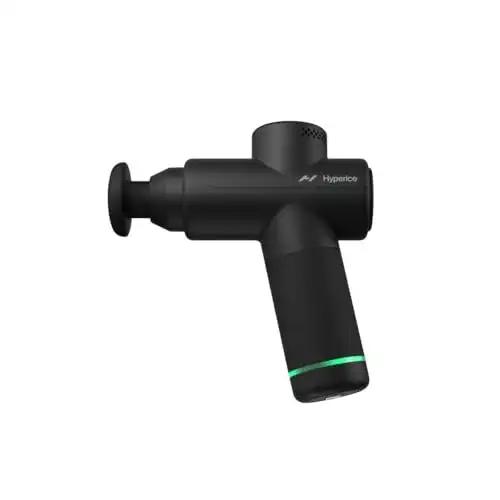 Hyperice Hypervolt Go 2 in Black - Featuring Quiet Glide Technology - Handheld Percussion Massage Gun