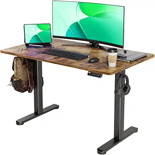 Claiks Electric Standing Desk, Adjustable Height Stand up Desk, 24x48 Inches