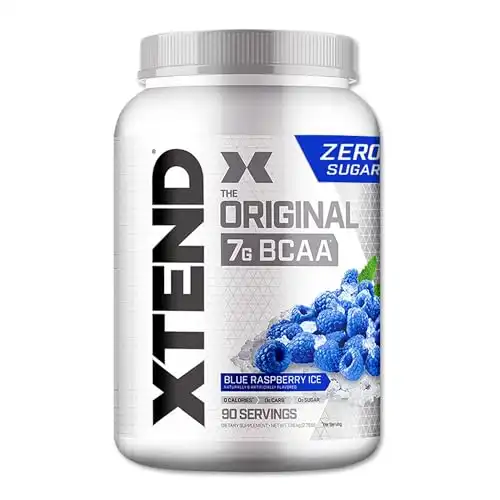 Xtend XTEND Original BCAA Powder 7g BCAA and 2.5g L-Glutamine, Sugar Free Post Workout Muscle Recovery Drink with Amino Acids for Men & Women, 90 Servings